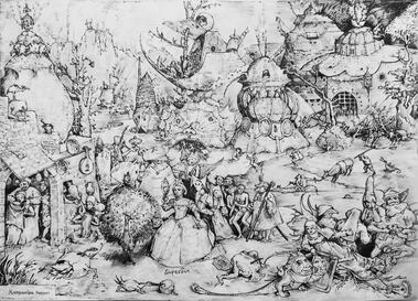 Redrawing of a Pieter Bruegel the Elder.
